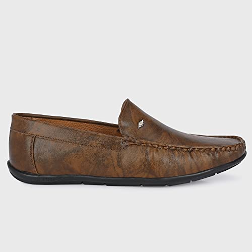 Image of Centrino Mens Slip-on Shoes | Slip On Cushioned Insole Formal Shoe |Premium Craftsmanship & Durable Build |Classic, Timeless Durable Formal Shoes with a Smart and Sleek Upper, Crafted Material (2814)
