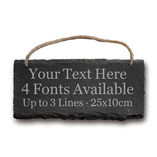 Garden Sign Engraved Slate Garden Signs and Plaques Custom House Signs Shed Sign Personalised...