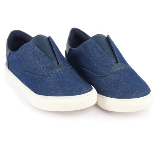 Image of FAUSTO Men Canvas Sneaker Pull-On Shoes