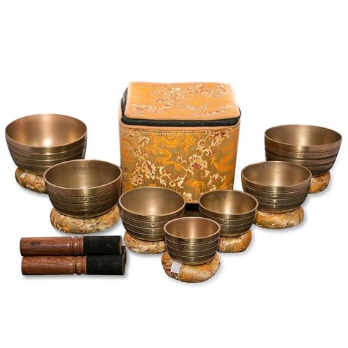 Sanskar Nepal - Tibetan Singing Bowl Set of 7, Handmade