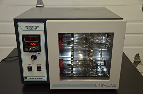 Lab-Line Model 309 Hybridization Incubator W/Six Lab-Line 308-9 38X300Mm Tubes #TOP12