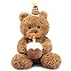 Teddy Plüschtier, Entzückender Happy Birthday Teddybär, Teddybär für besondere Anlässe, Happy Birthday, Kuscheliges Plüschtier Kleiner Braunbär, für Mädchen Jungen Kinder Partei Weihnachten Geburtstag