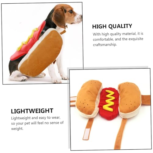 Disfraz Liviano Hot Dog para Perros y Gatos Talla M miniatura 3