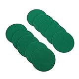 TOYANDONA 10stücke Zehn Airhockey-schläger-Polster Aus Polyesterfaser Ersatz Patches Für Hockey-zubehör Runde Matten Airhockey-tische