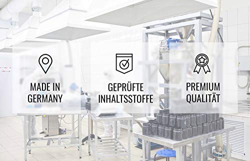 500g Ultrareines L-Glutamin Pulver extra hochdosiert - Glutamin Pulver - Laborgeprüft und vegan – Made in Germany - Eistee Himbeere Geschmack 6