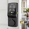 Lockly Secure Plus, Keyless Entry Door Lock, Smart Locks for Front Door, Smart Lock Deadbolt, PIN Genie Keypad, 3D Biometric Fingerprint Sensor, Auto Lock Smart Door Lock