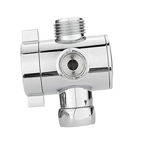 Cabilock Douche-Arm Omstelkraan Roestvrij Staal 3-Weg Universele Kraan Splitter Adapter Voor Handdouche en Vaste…