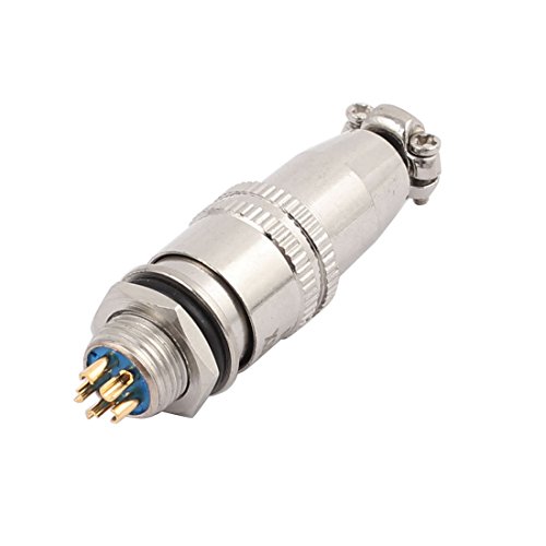 Conector de aviación macho y hembra 9mm 250V 6A miniatura 1