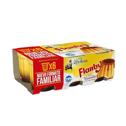 La Lechera Flanby Vainilla, 6 x 100g