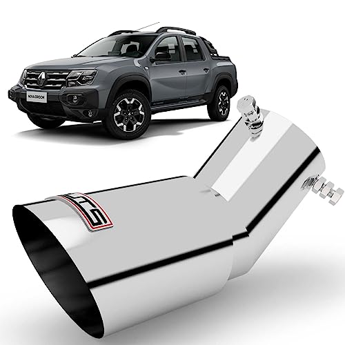 Ponteira De Escapamento Renault Oroch Aço Inox
