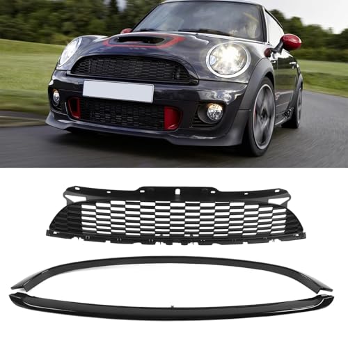 Kit calandre noir brillant R55 R56 R57 S JCW remplacer grille usée ou cassée