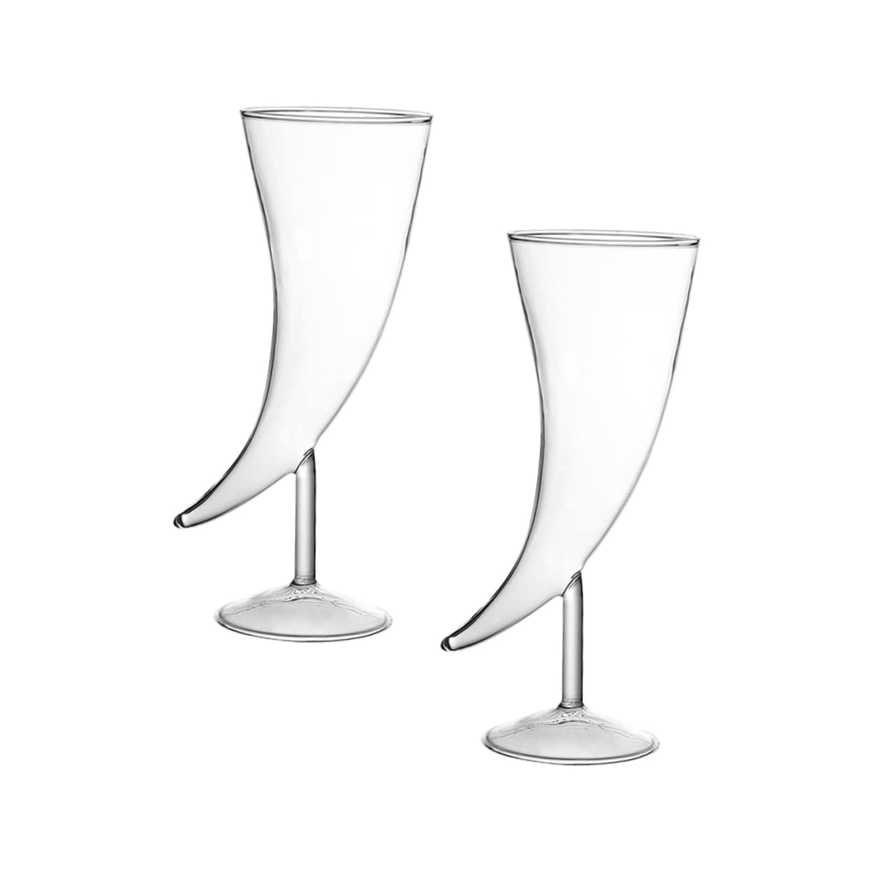 Verres à vin décorés lot de 2 pour éviter les tables ternes durant vos cocktails
