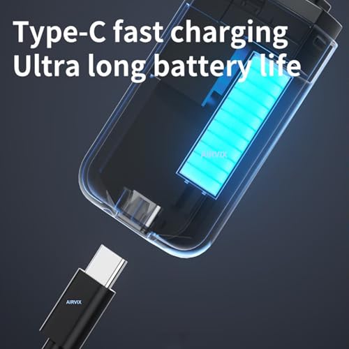 Image of Rechargeable Nose & Ear Hair Trimmer for Men & Women | Painless Precision Grooming | USB Charging | Stainless Steel Blade with Protective Cap | Compact & Travel Friendly IPX7 Waterproof