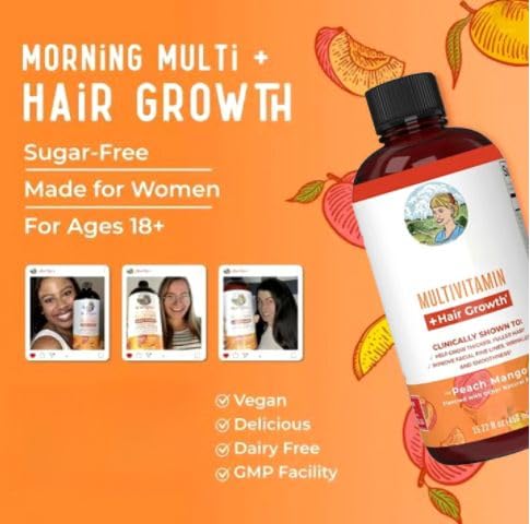 Multivitaminico da donna per capelli, unghie e pelle – Supporta la riduzione delle rughe e una luminosità liscia e sana