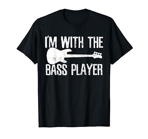 Bass Player Guitar Couple Girlfriend Vintage T-Shirt