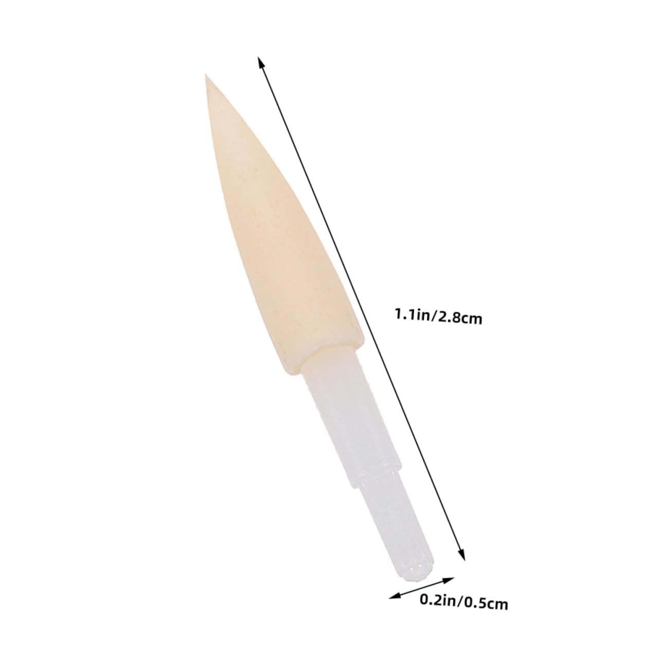 ARTIBETTER Artistic Writing Tools 10pcs Soft Sponge Brush Pen Tips for Calligraphy Pen Refills