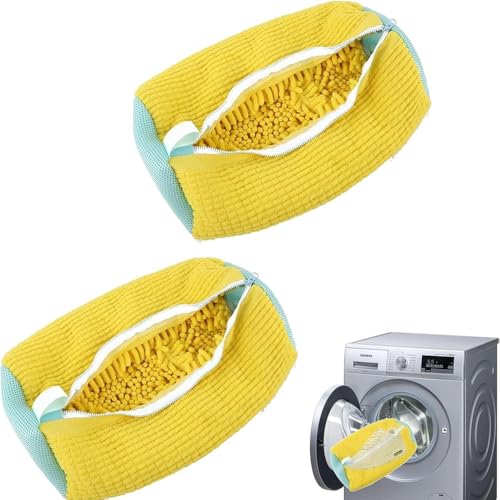 Sac à chaussures machine à laver filet de lavage réutilisable sèche-linge jaune NatureMan