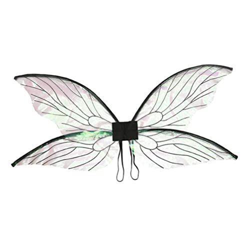 Alipis Ailes De Cigale pour Déguisement Cosplay Fête Carnaval Accessoires De Costume Femme Filles 30'X14' Ailes De Fée Légères Et Faciles À Porter