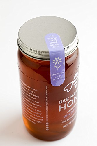 Bee Harmony American Raw Wildflower Honey, 12 Oz #TOP2