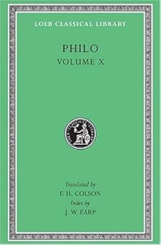 Hardcover Philo: Volume X, On the Embassy to Gaius. General Indexes (Loeb Classical Library No. 379) by Philo (1962) Hardcover Book