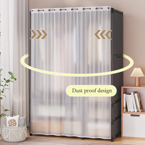 Placard à vêtements portable pour optimiser une petite chambre - 6
