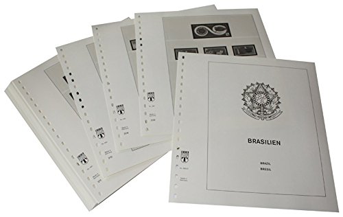 Feuilles Brésil LINDNER protégeant les timbres fragiles 2001-2007