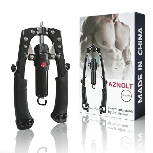 Aznolt Muscle Trainer & Ab Roller | Home Gym Strength and Core Training Equipment, Featuring Non-slip Handles; a Compact, Portable Design Suitable for all Fitness Levels