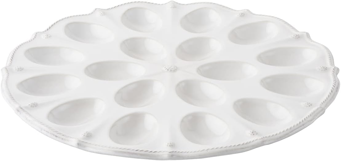 Juliska Berry & Thread Deviled Egg Platter - Whitewash