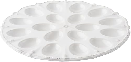 Juliska Berry & Thread Deviled Egg Platter - Whitewash