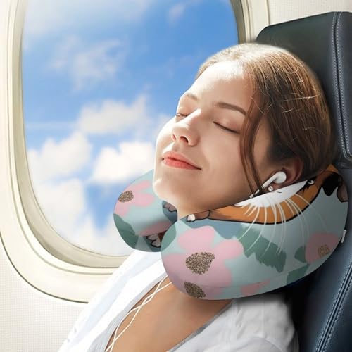 Almohada de viaje espuma viscoelástica 30 cm x 25 cm miniatura 3
