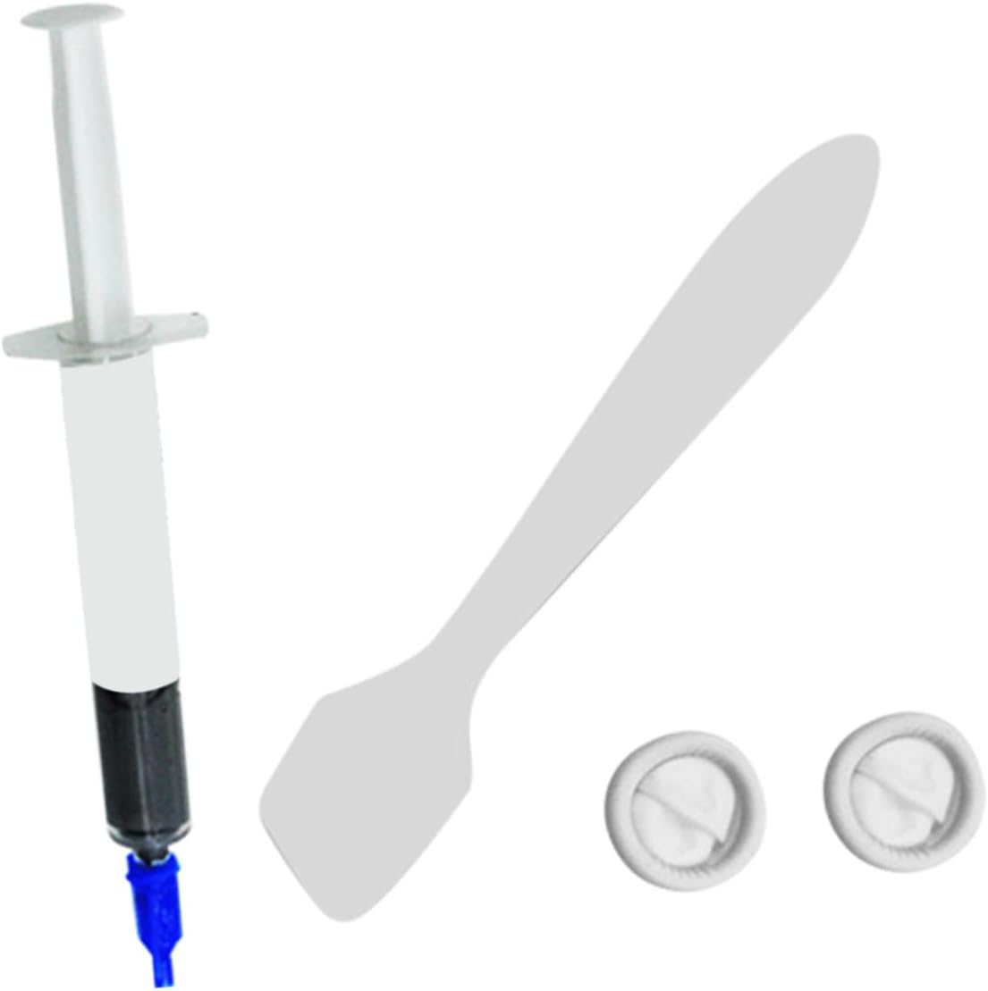 OSALADI 1set Thermal Paste for CPU and Gpu Non-Conductive Thermal Grease Applicator and Gloves Safe for Computer Components for Heatsink and Cooling