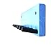 MWCSPORTS Baseball Bat Rack Holds 6 Full Size Bats Team Color Light Blue (Peg Color Black)