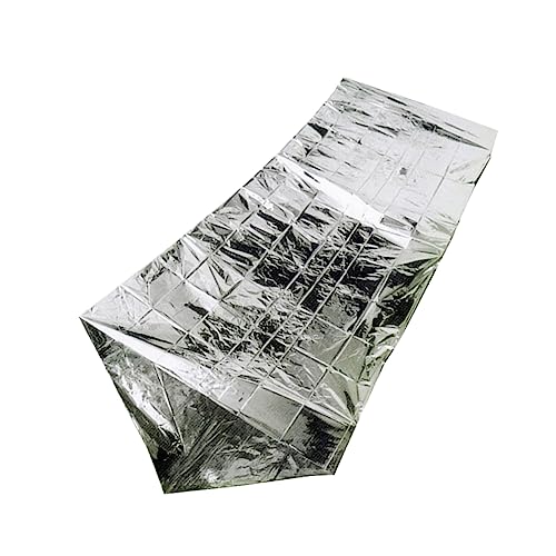 OSOLADY Emergency Shelter Folding Tube Tent for First Aid Thermal Insulation Aluminum Foil for Camping and Hiking Windproof Double Person Style Survival Tent
