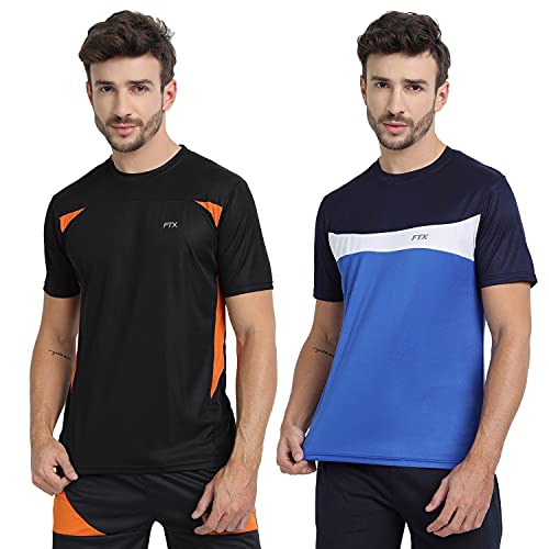Image of FTX Men's Dri-Fit Round Neck T-Shirt Combo - Pack of 2 (710)