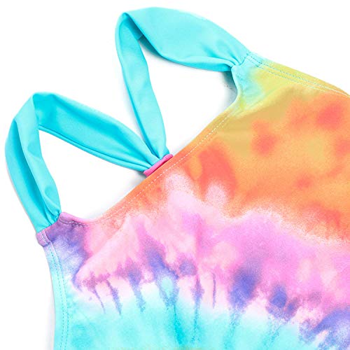 Girls One Piece Skirted Bathing Suits4