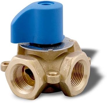 tekmar | 722 | Mixing Valve | Four-Way | 1-1/4" FNPT | Brass