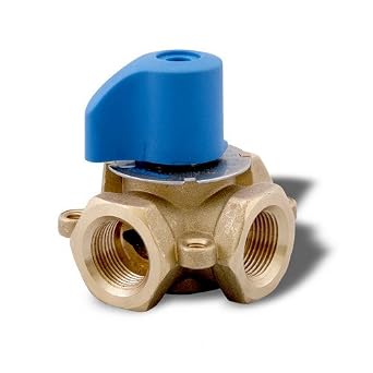 tekmar | 723 | Mixing Valve | Four-Way | 1-1/2" FNPT | Brass