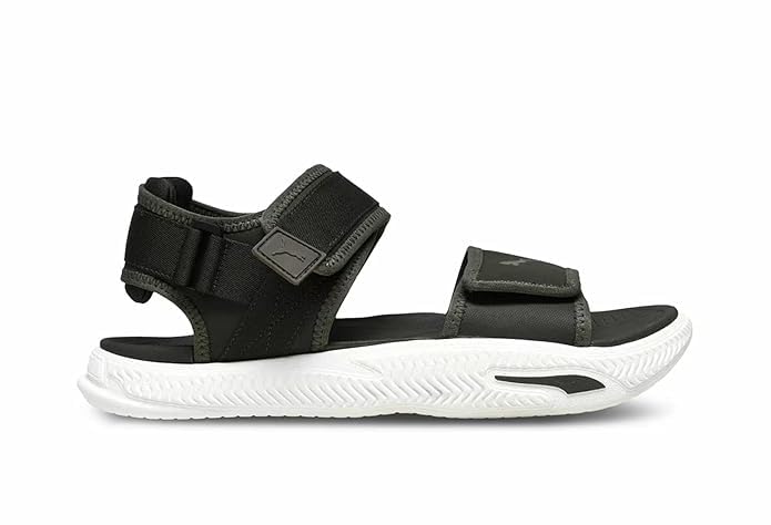 Image of PUMA mens Puma Softridepro Sandal 26 Dark Sandal for Unisex Flat Sandal
