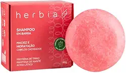 Shampoo em Barra para Cabelos Cacheados Herbia 80g