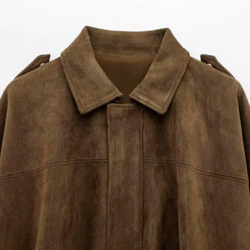 Blouson bomber femme en daim synthétique pour affronter la mi-saison