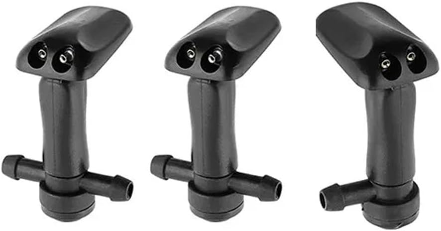 Windshield Washer Nozzles, Saab 9-3 Spray Jets, Windscreen Cleaners, Direct Replacement for Saab 9-3 2003-2011, 3 Pack