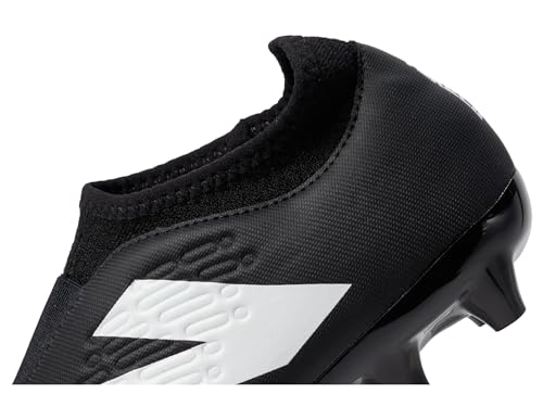 New Balance Chaussures de football Tekela Magique FG V4+ pour enfant, Noir/blanc/rouge, 10.5 Women/9 Men