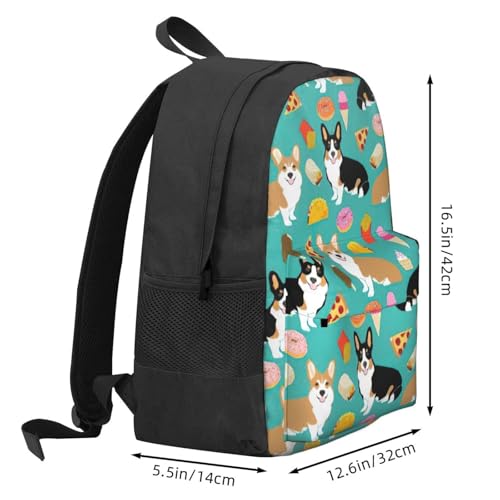Sac à dos corgi grande capacité imperméable pour randonnée et trajets