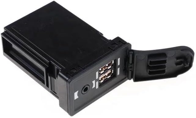 86190-0E100 86190-78010 Center Console AUX USB Port Adapter Audio Auxiliary Jack Compatible with ES 300h, ES 350, is 300, is 350, NX 200t, NX 300h, RX 350, RX 350L, RX 450h