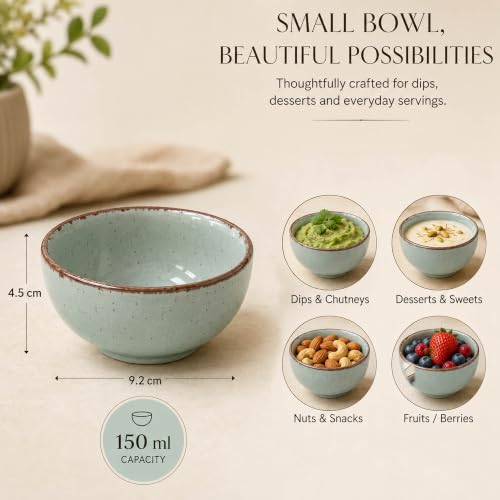 Image of The Earth Store Mint Marble Ceramic Dinner Set of 16 - 4 Dinner Plates, 4 Quarter Plates, 4 Vegetable Bowls & 4 Coffee Mugs | Premium Dinner Set for Home & Dining