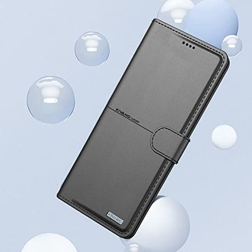 Image of Compatible with Apple iPhone 12 Flip Cover | Leather Finish | Inside Pockets & Inbuilt Stand | Shockproof Wallet Style Magnetic Closure Back Cover Case