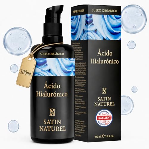 Satin Naturel Sérum de Ácido Hialurónico Alta...
