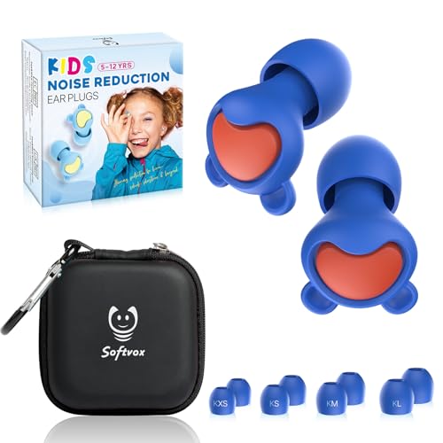 Ear Plugs for Kids Ear Protection (6-12yrs) & Adult with...