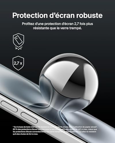 Belkin ScreenForce UltraGlass 2 pour iPhone 15 - vue 6