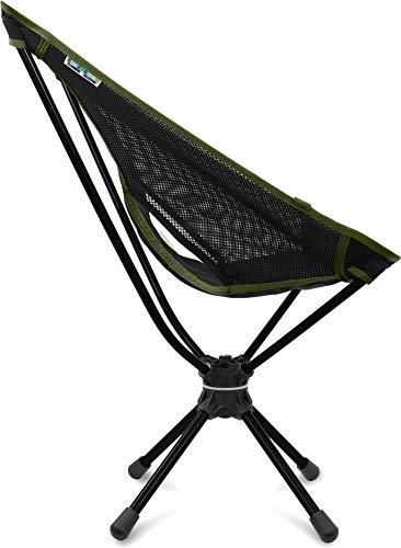 normani Camping Swivel Chair 360 Degree Swivel Folding Chair with Swivel and Mesh Lining Fishing Chair Load Capacity 120 kg / Weight: 1116 g - Image 6